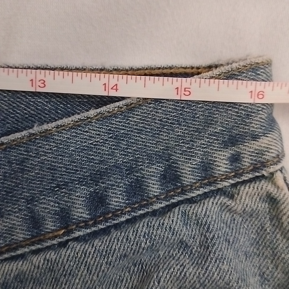 Levi's 569 Loose Straight Fit Denim Red Tab VTG 90s 100% COTTON 36x32 Blue Wash - Picture 7 of 17